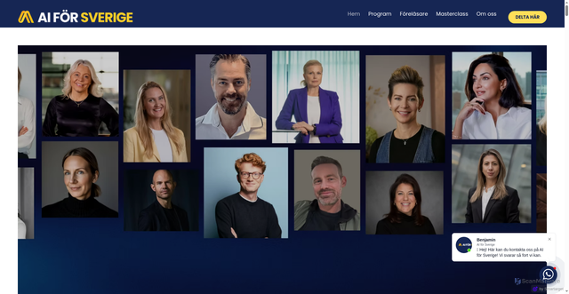 Security scan screenshot of https://www.xn--aifrsverige-tfb.se/?utm_source=utbildningse-newsletter&utm_medium=email&utm_campaign=aiforsverige