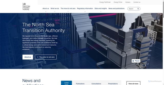 Security scan screenshot of https://nstauthority.co.uk