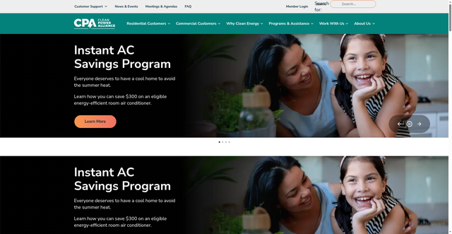 Security scan screenshot of https://cleanpoweralliance.org/