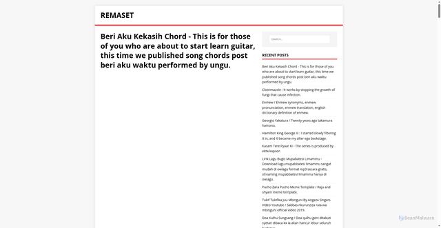 Security scan screenshot of https://pamaset.pages.dev/post/beri-aku-kekasih-chord/