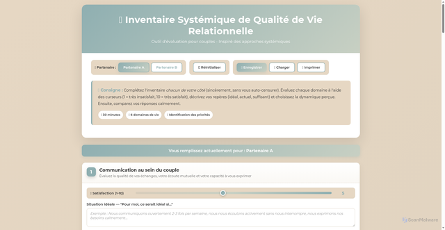 Security scan screenshot of https://institut-du-couple-byv.pages.dev/isqv-couple