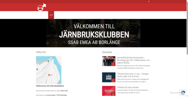 Security scan screenshot of https://jbkdj.se