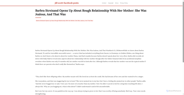 Security scan screenshot of https://billythekiddvdsblog-dp285s0loijz.edgeone.app/barbra-streisand-opens-up-about-rough-relationship-with-her-mother-she-was-jealous-and-that-was.html