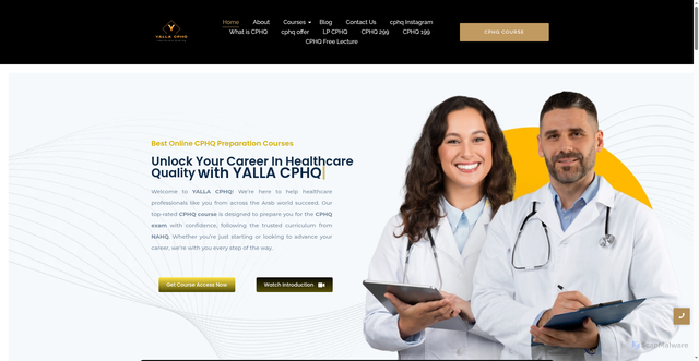 Security scan screenshot of http://yallacphq.com/
