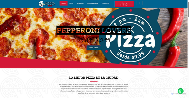 Security scan screenshot of https://pizza.omarhvelasquezm.com