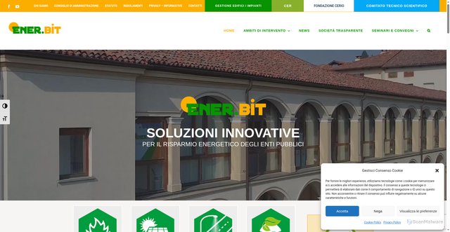 Security scan screenshot of https://www.enerbit.it/