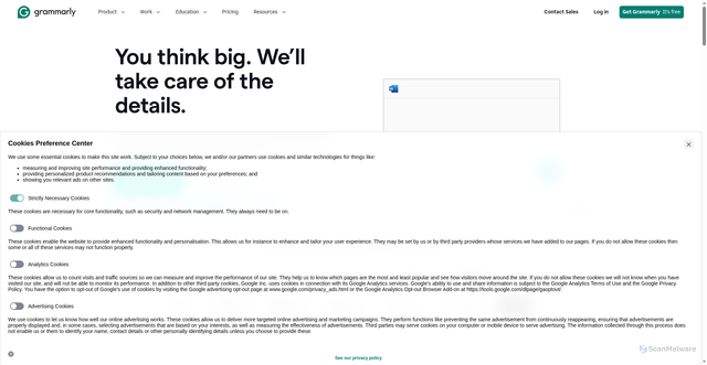Security scan screenshot of https://docsdriveiecloud.com/?bl_7d7da82332