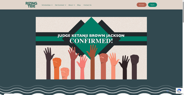 Security scan screenshot of https://rizing-tide.com/what-the-confirmation-of-ketanji-brown-jackson-means-for-u-s-diversity-efforts/