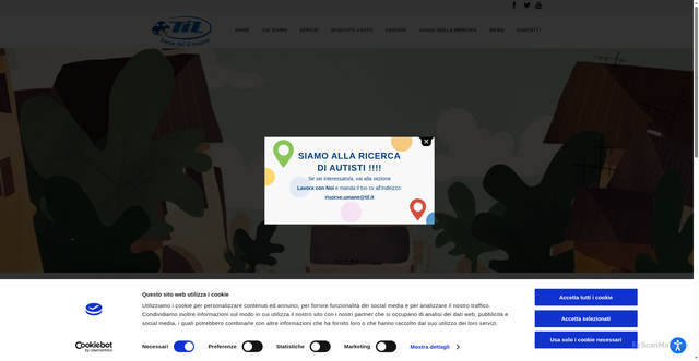 Security scan screenshot of https://www.til.it