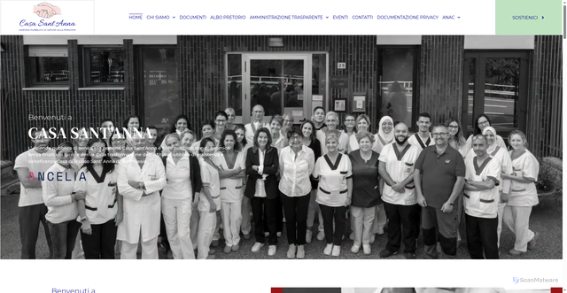 Security scan screenshot of https://santanna.casa/