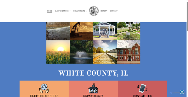 Security scan screenshot of https://www.whitecounty-il.gov/