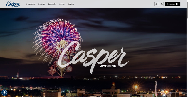 Security scan screenshot of https://casperwy.gov/
