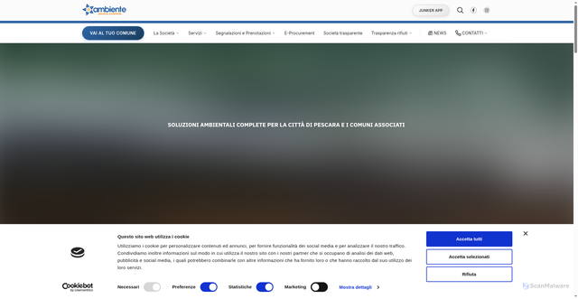 Security scan screenshot of https://ambientespa.net/