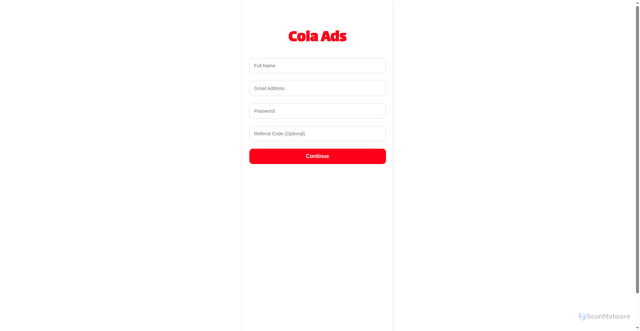 Security scan screenshot of https://cola-ads-gndhtevkh8.edgeone.app/