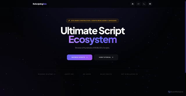 Security scan screenshot of https://roscriptinghub-mezx20jltk.edgeone.app/