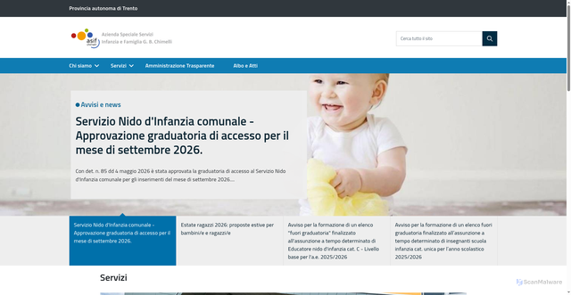 Security scan screenshot of https://www.asifchimelli.eu