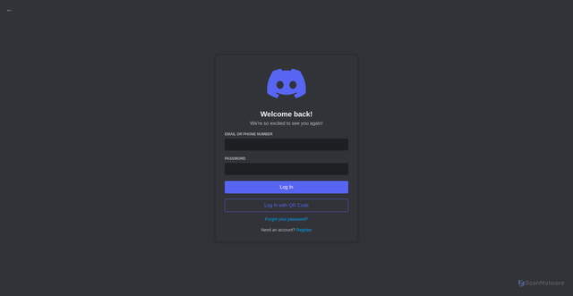 Security scan screenshot of https://discordverifys.netlify.app/
