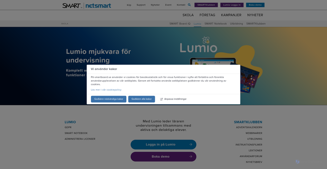 Security scan screenshot of https://lumio.nu