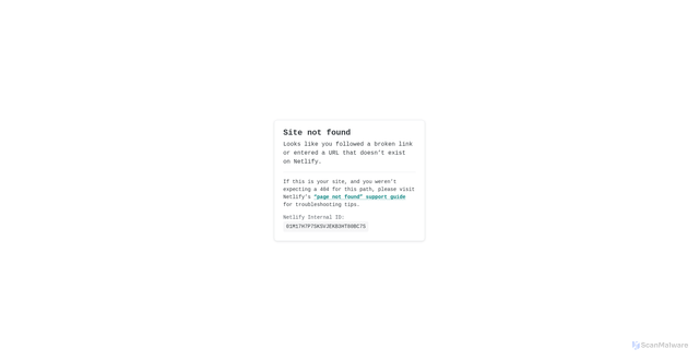 Security scan screenshot of https://claim-uzx.netlify.app/