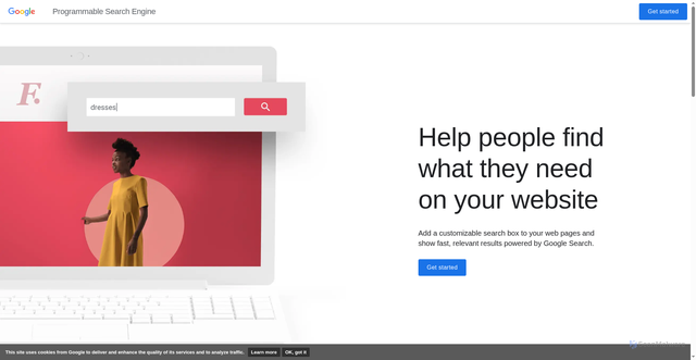 Security scan screenshot of https://cse.google.com/