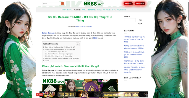 Security scan screenshot of https://nk888o.com/soi-cau-baccarat/