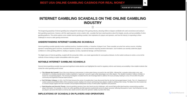 Security scan screenshot of https://onlinegamblingguide.us/internet-gambling-scandals-on-the-online-gambling-industry/