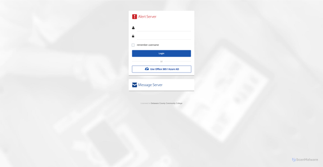 Security scan screenshot of https://dccc.mynetpresenter.com