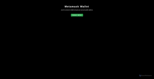 Security scan screenshot of http://metamask-wallet.vercel.app/