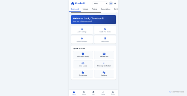 Security scan screenshot of https://freehold-c7cb5yuil2.edgeone.dev/