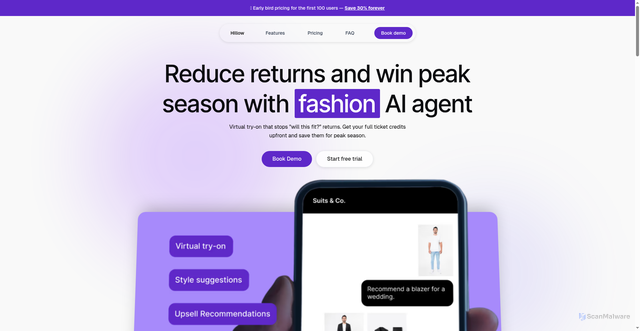 Security scan screenshot of http://myhillow.com/
