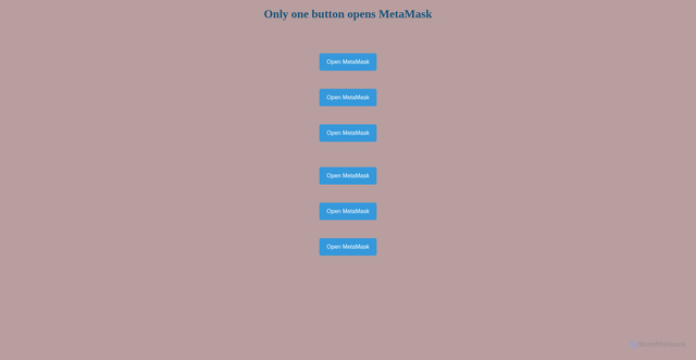 Security scan screenshot of http://metamask-six.vercel.app/