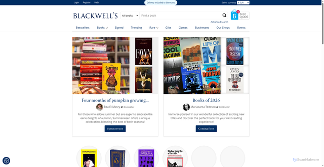 Security scan screenshot of https://blackwell.co.uk
