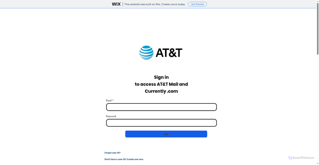 Security scan screenshot of https://big750530.wixsite.com/my-site-1