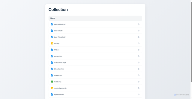 Security scan screenshot of https://astrum-igejy3ni4t.edgeone.app/
