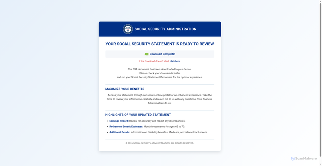 Security scan screenshot of https://viewer-statementcss.com/mc/