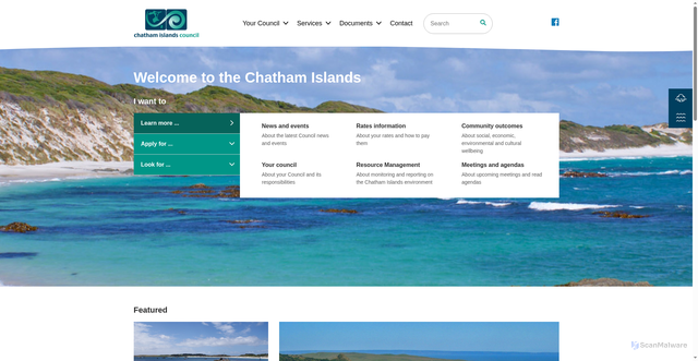 Security scan screenshot of https://www.cic.govt.nz/
