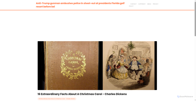 Security scan screenshot of https://ceritamodernstories-dpkbqqgk6sp8.edgeone.app/16-extraordinary-facts-about-a-christmas-carol-charles-dickens.html