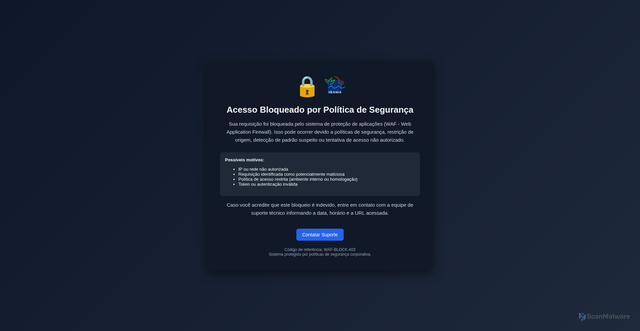 Security scan screenshot of https://www.ibama.gov.br
