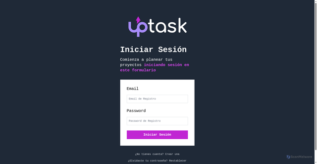 Security scan screenshot of http://react-uptasks.pages.dev/