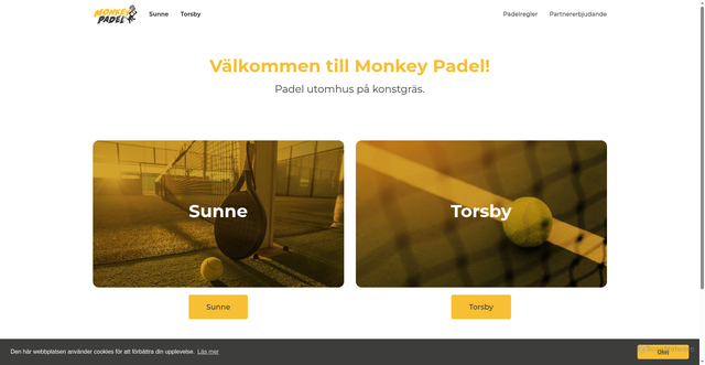 Security scan screenshot of https://monkeypadel.se