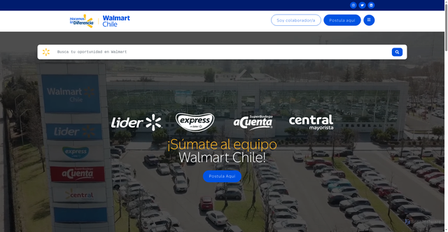 Security scan screenshot of https://referidopractica.empleoswalmartchile.cl