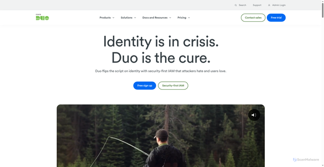 Security scan screenshot of https://api-eb64188b.duosecurity.com