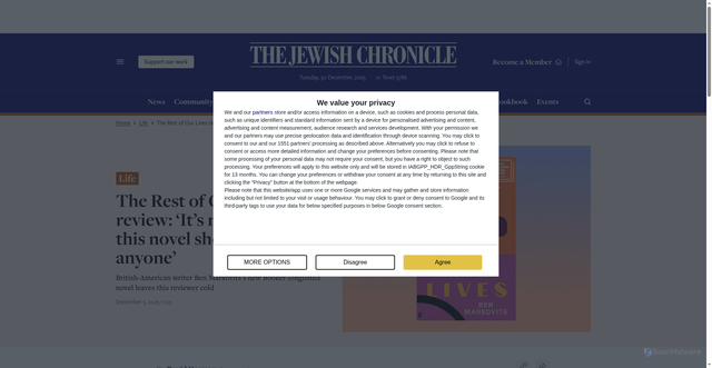 Security scan screenshot of https://www.thejc.com/life/the-rest-of-our-lives-review-its-not-clear-why-this-novel-should-matter-to-anyone-e6s95hij