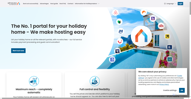 Security scan screenshot of https://atraveo.com