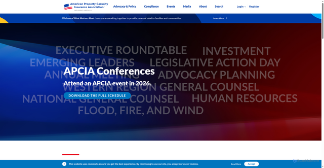 Security scan screenshot of https://www.apci.org