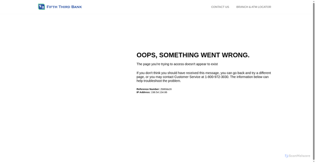 Security scan screenshot of https://www.53.com/content/fifth-third/en.html