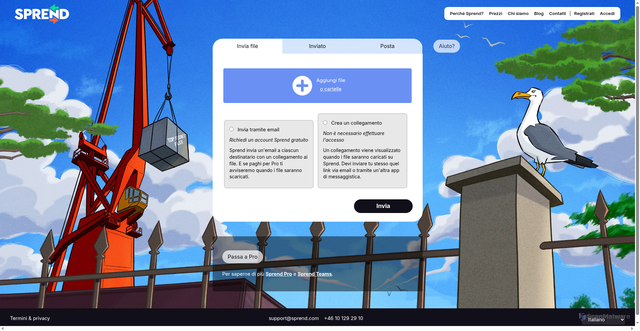 Security scan screenshot of https://sprend.com/it