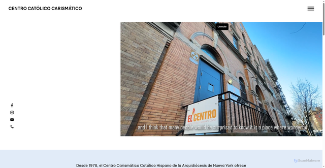 Security scan screenshot of https://centrobronx.com/