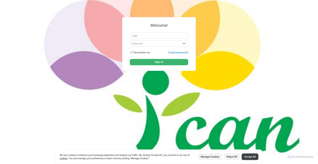 Security scan screenshot of https://icancreativity.ispringlearn.eu