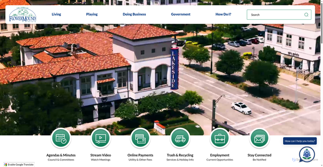 Security scan screenshot of https://flower-mound.com